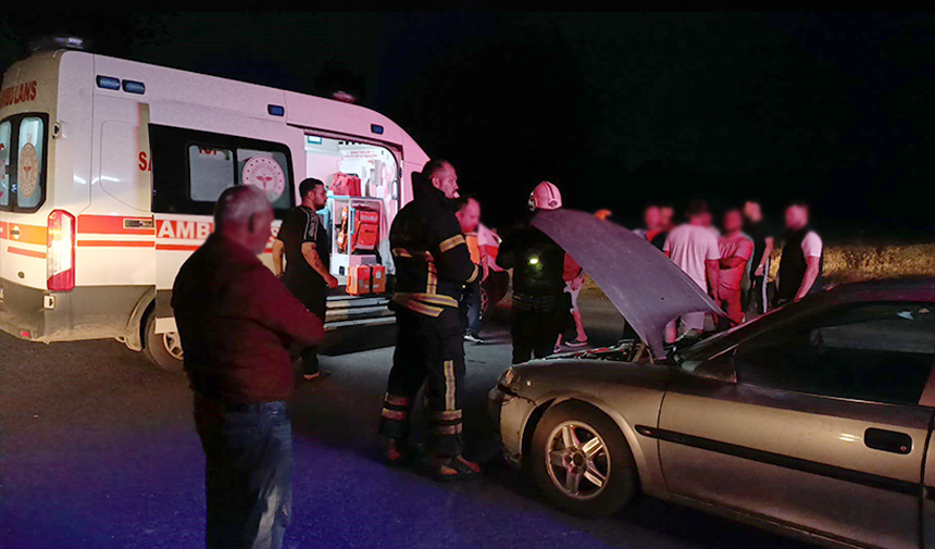 Çerkezköy’de Otomobil Vince Çarptı1