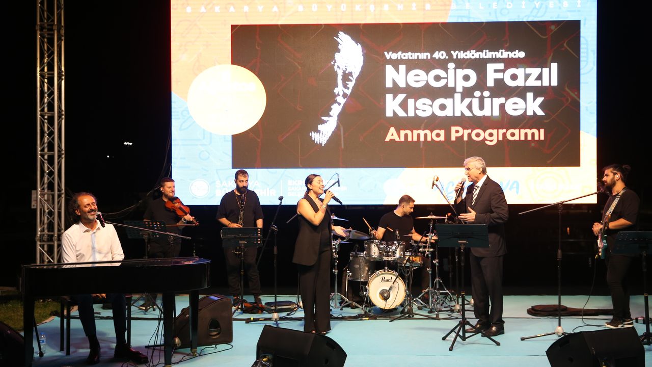 "Necip Fazıl Kısakürek'i Anma Konseri" düzenlendi