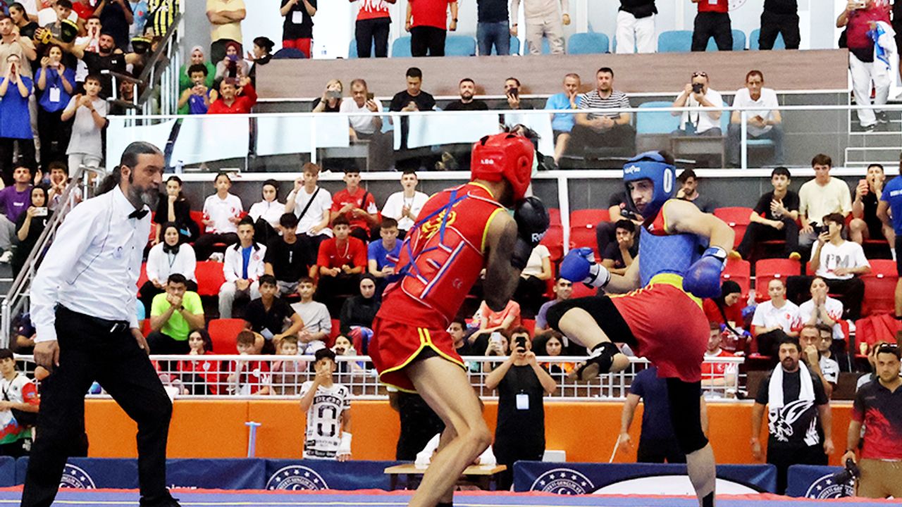 Wushu Kung Fu Şampiyonası'nda Türkiye, İran'ı nakavt etti
