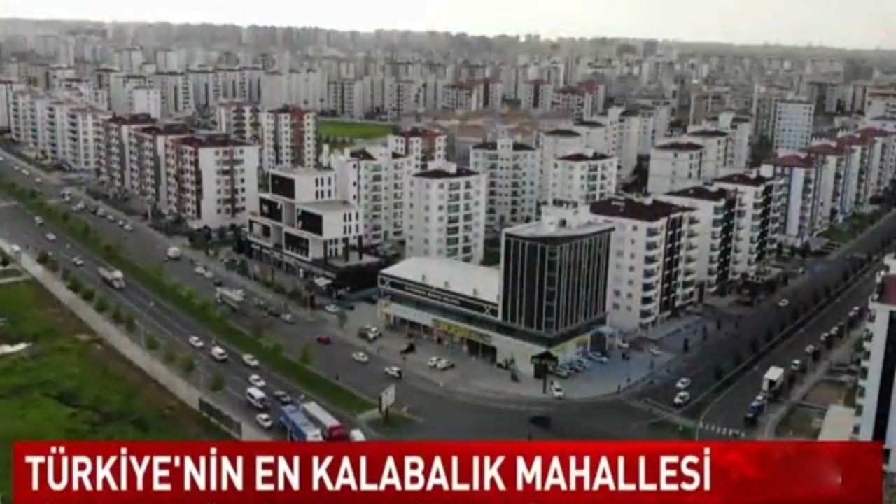 Türkiye'nin en kalabalık mahallesi açıklandı! Bu mahalle İstanbul'u bile geçti