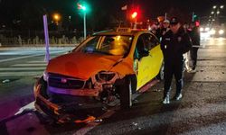 Çerkezköy’de ticari taksi ile motosiklet çarpıştı: 2 ağır yaralı