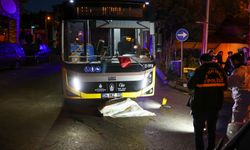 Otobüsün çarptığı kadın hayatını kaybetti