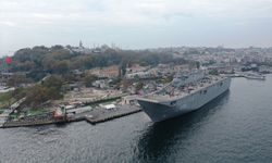 TCG Anadolu gemisine ziyaretler sürüyor
