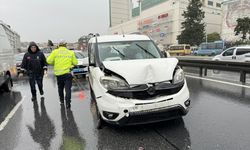 Trafik kazasında 1 kişi yaralandı