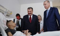 Cumhurbaşkanı Erdoğan'dan Gazzeli hastalara ziyaret