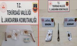 Çerkezköy, Süleymanpaşa ve Çorlu’da uyuşturucu operasyonu