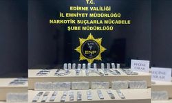 Edirne'de şok uyuşturucu operasyonu