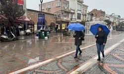 Edirne ve Kırklareli'nde sağanak yağış etkili oldu