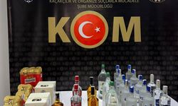 Edirne'de 47 şişe kaçak içki ele geçirildi