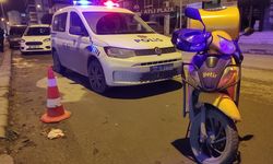 Edirne'de devrilen motosikletin sürücüsü yaralandı