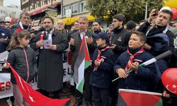 Edirne'de "Özgür Filistin Yürüyüşü" gerçekleştirildi