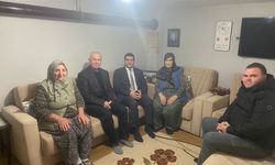 Kaymakam Özdemir'den şehit ailesine ziyaret