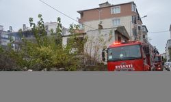 Lüleburgaz'da metruk binada yangın çıktı