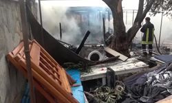 Çanakkale'de restoranda yangın çıktı