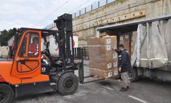 Gazze için hazırlanan yardımlar Türk Kızılaya teslim edildi