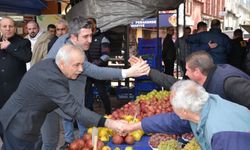 Keşan'da CHP'li Özcan'a yoğun ilgi