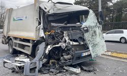 Çöp kamyonu İETT otobüsüne çarptı: 3 yaralı