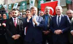 Ahmet Davutoğlu, Tekirdağ'da seçim ofisi açılışına katıldı