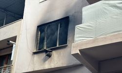 Yangın çıkan evde bulunan 1 kişi yaralandı