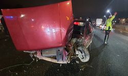 Çerkezköy’de korkutan kaza: 2 kişi yaralandı