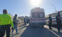 Çerkezköy’de hafif ticari araç ile motosiklet çarpıştı: 1 yaralı