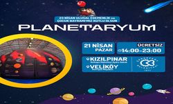 Belediyeden çocuklara Planetaryum etkinliği