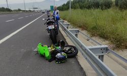 Bursa'da 2 motosiklet kaza yaptı: 2 kişi yaralandı