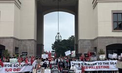 Üniversite öğrencilerinden Filistin'e destek eylemi