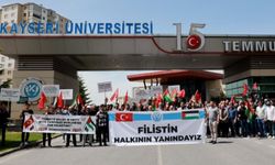 Üniversite öğrencileri Filistin halkının yanında