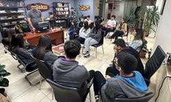 Lise öğrencilerinden Çerkezköy Bakış Gazetesi’ne ziyaret