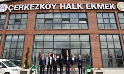 Manisa BB Başkanı Zeyrek’ten, Çerkezköy Halk Ekmek fabrikasına ziyaret