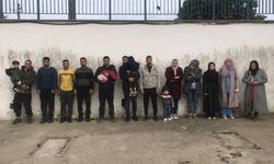 16 düzensiz göçmen yakalandı