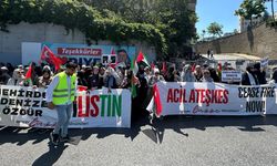 ABD Başkonsolosluğu önünde İsrail protesto edildi