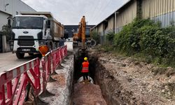 Mahalleye 2 bin metre yeni yağmur suyu hattı