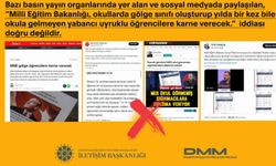 Okula gitmeyen yabancı uyruklu öğrencilere karne verileceği iddiaları yalanlandı