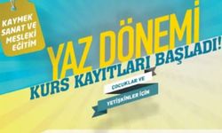 Yaz Kursları kayıtları başladı