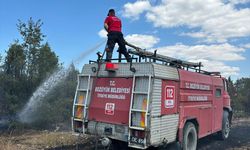 Arazi yangını söndürüldü