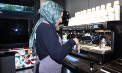 Barista kursunu bitiren kursiyerler işbaşı yaptı