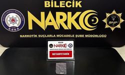 Bilecik'te 1 kişinin üzerinden uyutucu çıktı