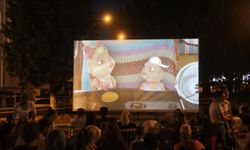 Vize'de  açık hava sineması etkinliği düzenlendi