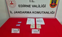 Edirne'de sahte belgelecilikten 3 kişi yakalandı