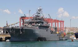 TCG AKIN gemisi Tekirdağ’da ziyarete açıldı