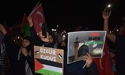 İsrail'in Gazze'ye yönelik saldırıları protesto edildi