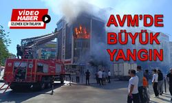 Çerkezköy’de büyük yangın… AVM alev alev yandı!