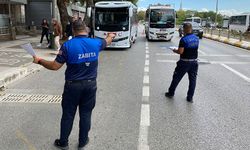 Zabıta ekipleri toplu taşıma araçlarını denetlendi