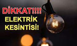 Çerkezköy’de 6 saat elektrik kesintisi olacak!