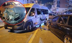 Çerkezköy’de bir minibüs ile iki otomobil çarpıştı: 1 yaralı