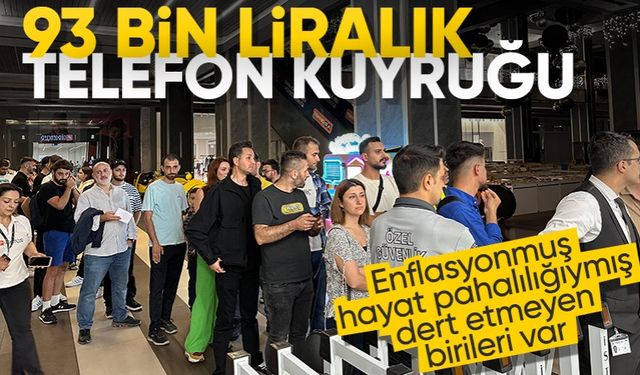 iPhone 15 enflasyon ve hayat pahalılığını unutturdu! 93 bin liralık telefon kuyruğu