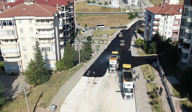 Asfaltlama çalışmaları tüm hızıyla sürüyor