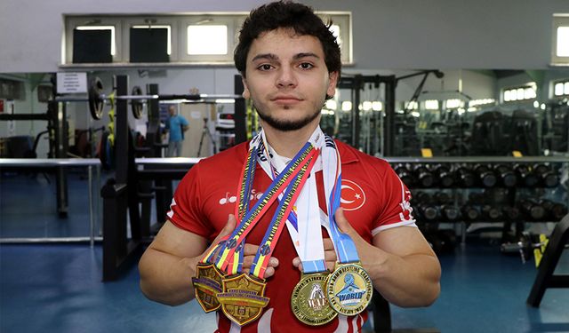 Bilek güreşi şampiyonunun hedefi olimpiyat